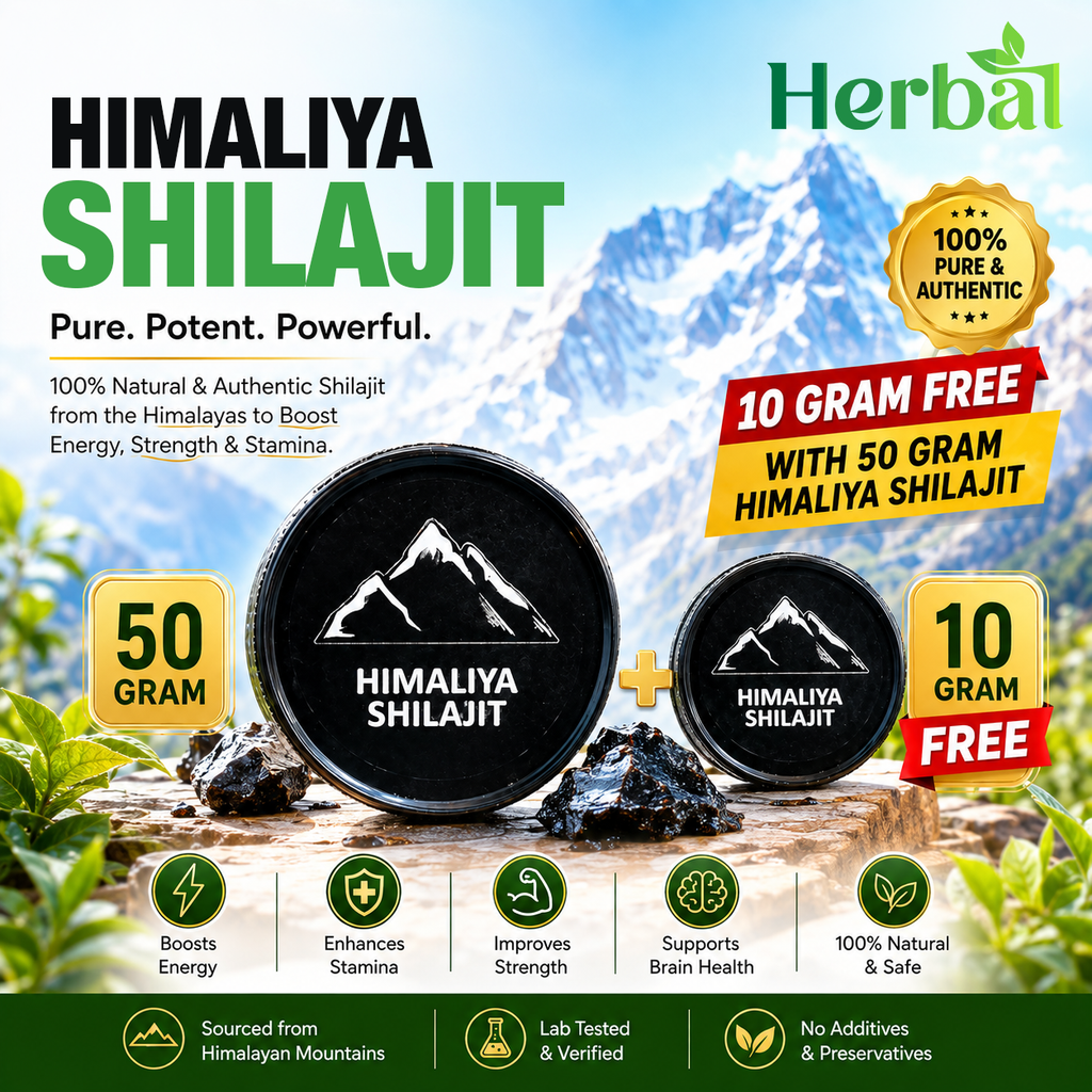 Himalaya Shilajit Resin – Buy 50g & Get 10g Free