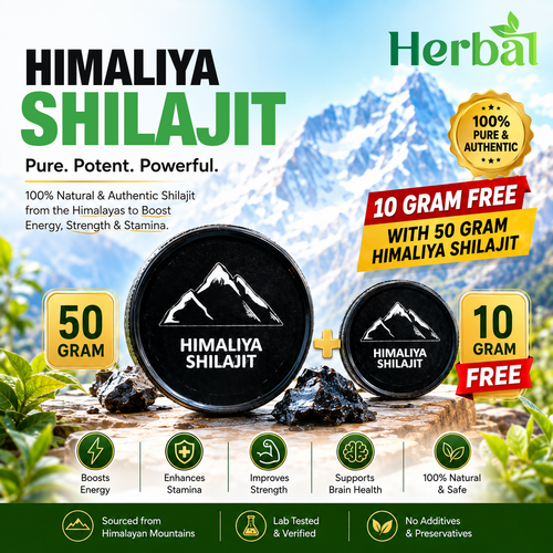 Himalaya Shilajit Resin – Buy 50g & Get 10g Free